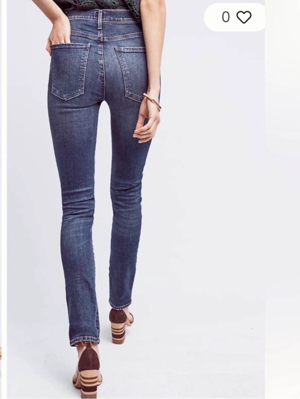 CITIZEN OF HUMANITY Carlie High Rise Skinny Dark Blue Denim Size 29 Like New
